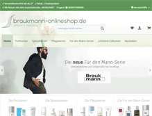 Tablet Screenshot of braukmann-onlineshop.de
